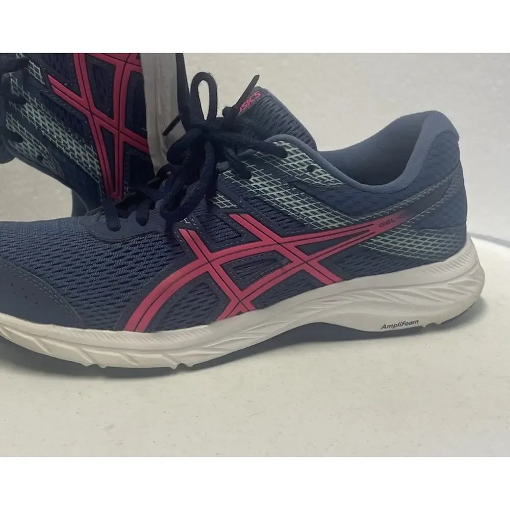 Asics  Running Contend 6 women’s Size 10 Blue Pink GymTraining Sneaker